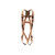Super Anchor Pro-Series Fall Arrester Full Body Harness, P-6001, SKU P6001, ultra-viz green webbing color