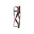 Super Anchor Pro-Deluxe Full Body Harness, PD-6101, SKU PD-6101, Red webbing left side view