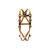 Super Anchor Dielectric Hardware Full Body Harness, DE-6001, SKU DE-6001, front view with dielectric hardware