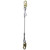 Super Anchor Wire Rope Lanyard, Snaphook Ends, 1333, SKU 1333, swaged cable end and hook detail