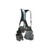 Super Anchor All-Pakka Tool Bag Carrier Harness with Tool Bags, SKU 6351, blue-green webbing color
