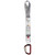 Super Anchor Ultra-Lite Energy Absorber, Dee-Loop End, SKU 6192, Dee-Loop to twist lock carabiner energy absorber