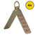 Guardian 00455 Temper reusable zinc-plated steel roof anchor 4-pack shown as one anchor with a 4x quantity badge