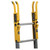 Close-up of the tool-free hand-tightened clamps securing the Guardian 10800 to the ladder side rails