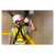 Worker checking the Guardian 10900 Halo SRL snap hook connection at the harness dorsal D-ring