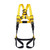 Guardian Series 1 full body harness with pass-through chest and leg buckles, sizes M-L and XL-XXL, front view (37001, 37002)