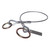 Guardian 10452 vinyl-coated galvanized cable choker anchor 6 ft with 2.5 and 3 in O-rings, sold in a 2-pack