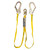 Guardian Big Boss extended free fall double leg lanyard product view (21303)