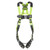 Miller H500 Industry Standard harness H5ISP11102 with mating buckles, side and back steel D-rings