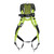 Miller H500 Industry Comfort harness H5IC22100 with quick connect buckles and back D-ring, front view