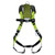 Miller H500 Comfort harness H5IC222022 with lightweight aluminum back and side D-rings, front view