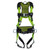 Miller H500 Construction Comfort harness H5CC22222 with aluminum front, side, and back D-rings and belt