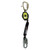 Miller TurboLite+ personal fall limiter MTL-OHW1-01 with steel locking snap hook, front view