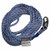 Miller 195R-2 rope lifeline with snap hook, vendor stock photo; the 195R-2 ships as white nylon with thimble ends