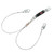 MSA V-SERIES 10199013 6 ft Twin Leg Leading Edge Lanyard product photo (SKU 10199013)