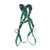 MSA V-FORM 10206075 Back/Front D-Rings Full-Body Harness detail view 2 (SKU 10206075)