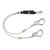 MSA V-SERIES 10213786 12 ft Twin Leg Leading Edge Lanyard product photo (SKU 10213786)