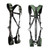 Malta Hunting Ultralight Tree Stand Harness Kit - Forest Green harness, front and back (HE4100 series)