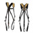 Malta Hunting CORE Tree Stand Harness Kit - Coyote Tan harness, front and back, clean product shot (HE6100 series, MHE6100 family)