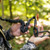 Malta Hunting CORE Tree Stand Harness Kit - close up of the shock absorbing tether and carabiner in hand