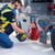 Tie Down PX5 Sentinel Mobile Fall Protection Cart, 7 Workers, SKU 72833, Tie Down PX5 Sentinel mobile fall protection cart being hoisted by its lifting rings