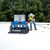 Tie Down Squatch Non-Penetrating Fall Protection Cart, 4 Workers, SKU 61010, Tie Down Squatch mobile fall protection cart on a concrete deck