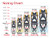 Super Anchor 6101 Deluxe Harness - 4 Colors, 5 Sizes, SKU 6101, 6,000 lb webbing, 5,000 lb d-rings