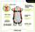 Frontline 100VTB-UN-4D four D-ring positioning harness features: dorsal, front sternal, and two side hip D-rings, high-visibility orange webbing with black stitching, 5 points of adjustability, pass-through leg buckles, and universal sizing