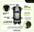 Frontline 200RE Elite Lite climbing and rescue harness features: dorsal D-ring, front D-ring for positioning and climbing, side D-rings, 100% aluminum hardware, moisture-wicking padding, and quick-connect buckles