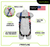 Frontline 100VTB-AM American Style economy harness features: dorsal D-ring, American flag print webbing, pass-through chest and leg buckles, 5 points of adjustability, and universal sizing
