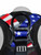 Frontline 110VTB-AM vest harness, close-up of the dorsal D-ring and web loop on the padded back