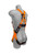 Three-quarter back view of the Frontline 100VMB Combat Economy harness showing dorsal D-ring placement and webbing routing