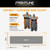 Frontline Combat harness size chart for the 100VMB showing universal sizing fit by height and weight