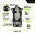 Frontline 350CQC Patriot construction harness features: dorsal D-ring, adjustable shoulder straps, Airflo padding that lets air flow through the pad, quick connect chest and leg buckles, removable heavy-duty tongue buckle waist belt, safety green stitching for easier inspection, and Made in USA construction