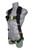 Left angle view of the Frontline 310VQC Patriot vest harness showing webbing routing, torso adjuster, and quick connect leg buckle