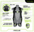 Frontline 310VQC Patriot vest harness features: dorsal D-ring, adjustable shoulder straps, Airflo padding that lets air flow through the pad, quick connect chest and leg buckles, five points of adjustability, safety green stitching for easier inspection, and Made in USA construction