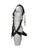 Side profile of the Frontline 150DHVT Derrick vest harness showing the hip lifting D-ring, extension band, and grommeted leg straps