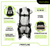 Frontline 150DHTW Derrick 6D harness features: 6 D-rings, extension band for a secure fall arrest connection point, nine points of adjustability, padded work positioning belt, and integrated wide sling seat with Bosun seat attachment and suspension D-rings - built for oil and gas derrick work