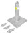 Frontline RO18-CAL commercial roof anchor with 18 inch post for clearing insulation and membrane build-ups