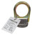 Frontline STW01 weld-on steel anchor front view showing the D-ring and 3/8 inch ASTM rated steel base plate