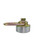 Frontline MEGA Swivel 10K combo side profile with the D-ring pivoted 180 degrees to horizontal