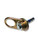 Frontline STM10K-SA 10K swivel anchor angled view showing the 5/8 inch mounting base and yellow zinc finish
