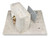 Frontline SWX100N-QPQ-CTS reinforcement backer plate, 4 x 6 inch powder coated mild steel with 5/8 inch bolt clearance hole