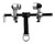 Frontline ST10HTK aluminum beam trolley anchor with dual roller carriages, adjustment bar, and centered webbing D-ring