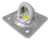 Frontline COP02-10K-CAL anchor plate showing D-ring and four pre-drilled bolt holes