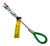Frontline COB345K reusable 5K concrete anchor bolt with stainless steel locking mechanism and aircraft cable, full product view