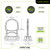 Frontline COB5K ALPHA Swivel 5K concrete anchor full product view