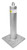 Frontline RC roof anchor post base plate detail with fastener holes