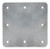 Frontline RC-BKRPLT hot dip galvanized backer plate for RC concrete roof anchor posts, full view
