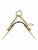 Frontline ROCH01 halo chain anchor arched to show the alloy steel chain